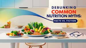 Read more about the article Debunking Common Nutrition Myths: Facts vs. Fiction