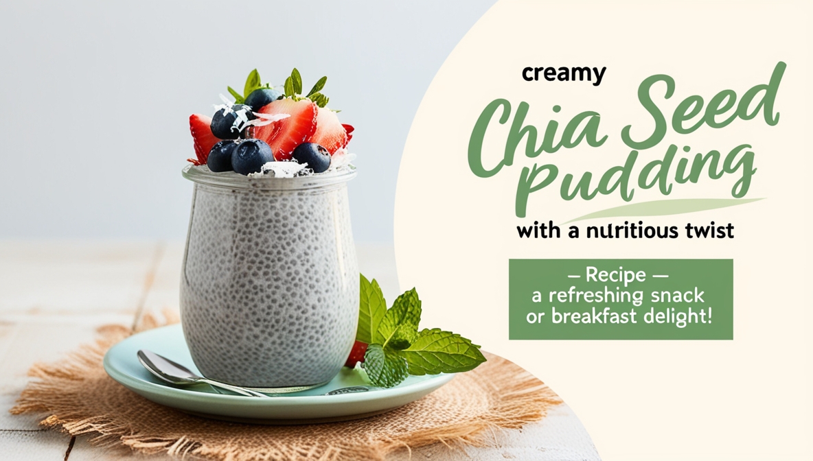 Read more about the article Creamy Chia Seed Pudding with a Nutritious Twist Recipe – A Refreshing Breakfast Delight!