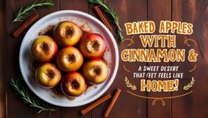 Read more about the article Baked Apples with Cinnamon and Honey – A Sweet Dessert that Feels Like Home!