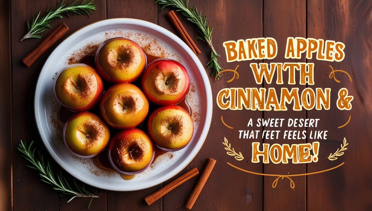 Read more about the article Baked Apples with Cinnamon and Honey – A Sweet Dessert that Feels Like Home!