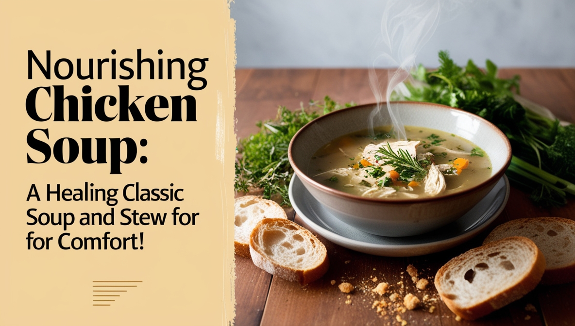 Nourishing Chicken Soup: A Healing Classic Soup and Stew for Comfort!